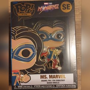 Ms Marvel Funko Pop Pin